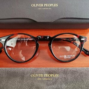 高級*イタリア製★「OLIVER PEOPLES/オリバーピープルズ」伝説の大人気作・OV5186・ボストン・鼈甲・メガネフレームの画像3
