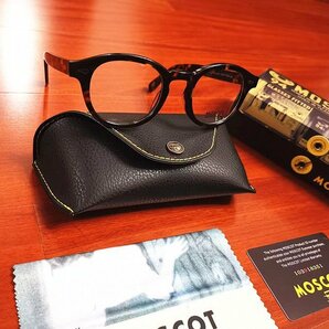 名作モデル☆新品☆ MOSCOT モスコット LEMTOSH レムトッシュ ウェリントン眼鏡・鼈甲メガネ ・ジョニーデップ愛用モデルの画像6