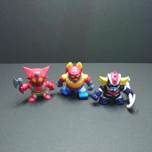 スーパーロボット大戦　フィギュアマスコット　3個セット　ゲッター1／ゲッターポセイドン／グレンダイザー　ガチャ　ダイナミック