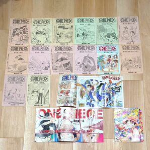 ワンピース　週間少年ジャンプ　切り抜き　表紙　ポスター　扉絵　ONE PIECE　ルフィ　ゾロ　ナミ