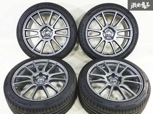 ▲売り切り●A-TECH シュナイダー 18インチ 8.5J ＋35 5H 5穴 PCD114.3 ホイール 2023年 245/40ZR18 タイヤ 4本 アルテッツァ アコード