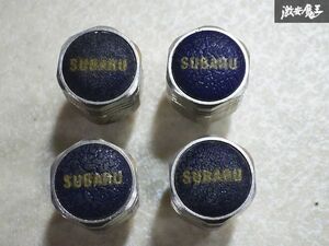 社外 SUBARU スバル ロゴ ロゴ入り エアーバルブキャップ バルブキャップ キャップ 4個 1台分 即納