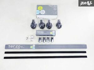 新品 TERZO テルッツォ 汎用 ルーフキャリア ベースレール ベースキャリア ルーフレール 全長127cm 2本 鍵 フット付き 即納