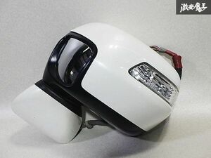 ホンダ純正 JF1 JF2 N-BOX Nボックス サイドミラー ドアミラー ウインカー 9ピン ホワイトパール系 左側 左 助手席 即納