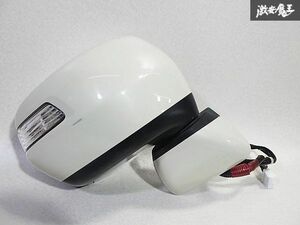 ホンダ純正 JF1 JF2 N-BOX Nボックス サイドミラー ドアミラー ウインカー 9ピン YR598P ヒダマリアイボリーパール 右側 右 運転席 即納