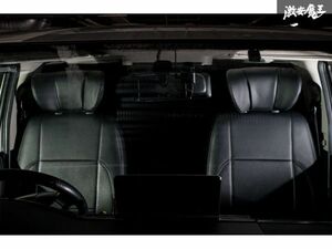 ☆Z.S.S. エグゼクティブ ヘッドレスト 2個set 大型 運転席 助手席 リアシート 分離型 PVC レザー200系 200 ハイエース 全年式 ZSS V0036