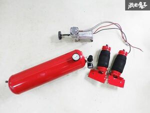 社外/VIAIR バイエアー リア リヤ ショック エアーサスペンション エアサス タンク コンプレッサー 325C 12V HM1 バモス にて使用 〇