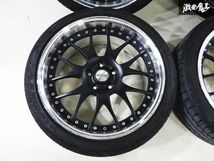 ●TWS Exlete エクスリート 107M 19インチ 8.5J ＋37 5穴 PCD114.3 鍛造 ホイール TOYO 2022年 タイヤ 4本セット クラウン マークX IS GS_画像3