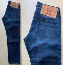 定価49,500円 DIESEL JOGG JEANS “D-STRUKT-GO-NE” 069TY_STRETCH パッチワーク スウェット デニム パンツ 32 ディーゼル JOGG TWILL_画像6