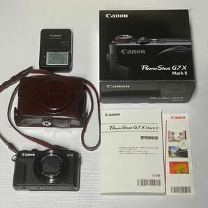 Canon PowerShot G7X キャノン　箱、説明書、充電器、カメラケース付属
