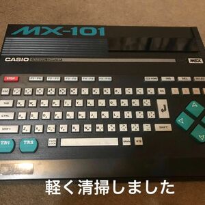 CASIO/カシオ■MSX本体 MX-101 TYPE B■通電、ゲーム起動確認済■ジャンク扱い■ファミコン、スーファミAC使用可