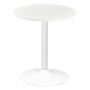 【新品】カフェテーブル 丸型 CT-F60R ホワイト 白脚 幅60cm ダイニングテーブル 机