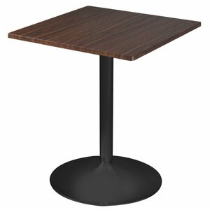 【新品】カフェテーブル 角型 CT-F60S ダークブラウン 黒脚 幅60cm ダイニングテーブル 机