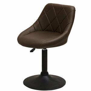 【新品】昇降式カウンターチェア 黒脚 ロータイプ WY-523S ダークブラウン 家具 椅子