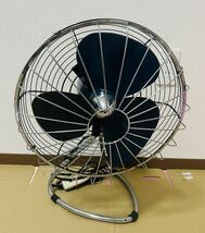 昭和レトロ　富士電機　FUJI SILENT FAN　扇風機　FDS 3062　3枚羽根　30cmタイプ　アンティーク　_画像1