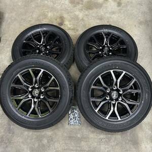 【美品】ハイラックスGRスポーツ新車外し 265/60R18 純正ホイール付きノーマルタイヤ　ランクルプラド4本セット　18インチ