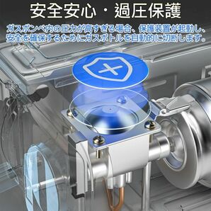 ガスヒーター コンロ カセットガスボンベ式 ヒーター カセットヒーター 暖房機 暖炉 防風 防災・釣り★保証付き★顧客満足度100％★の画像3