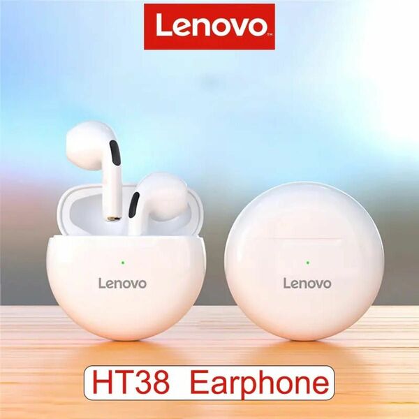 ☆リーズナブル/Lenovo/(HT38) ワイヤレスイヤホン/BluetoothV5.0/HD通話/黒