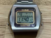 稼働品 希少 レア CASIO カシオ カシオトロン CASIOTRON TRN-02デジタル コンビ液晶_画像1