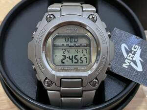 美品 レアモデル 希少 CASIO G-SHOCK jazzy color series MR-G MRG-200T 1673 Titanium 