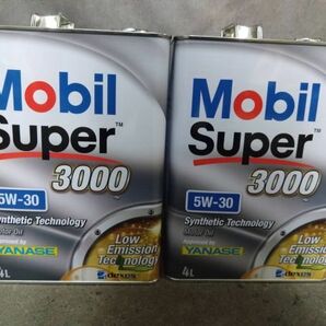 Mobil モービル Super 3000 EX 5W-30 4L 2缶セット SN CF C3 スーパー ヤナセ純正