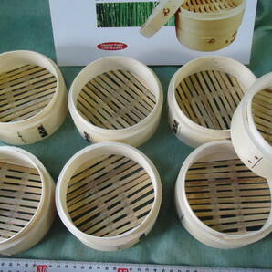 【新品未使用品】 本竹製 中華セイロ １３ｃｍ （身）のみ １０個セット一括販売の画像6