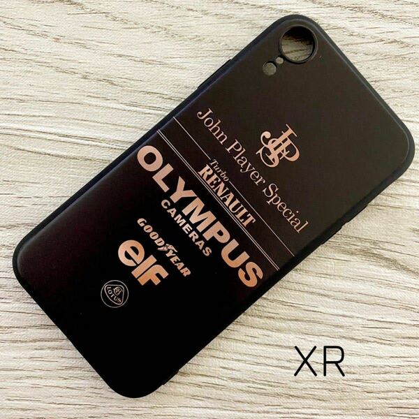 JPS ロータス iPhone XR ケース F1 Lotus ルノー 98T アイルトン・セナ スマホ