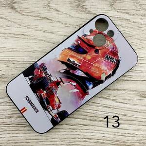 ミハエル・シューマッハ アート iPhone 13 ケース F1 フェラーリ Ferrari スマホ