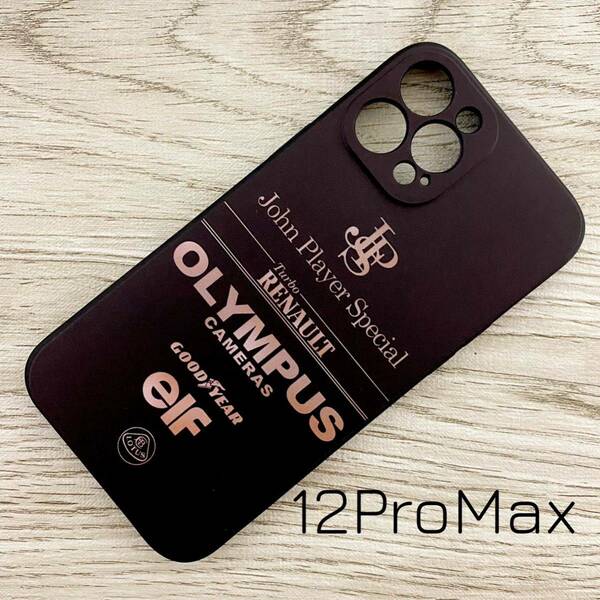 JPS ロータス iPhone 12 Pro Max ケース F1 Lotus ルノー 98T アイルトン・セナ スマホ