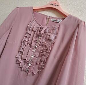  prompt decision * new goods GALLERY VISCONTI guarantee Lee Visconti beautiful . blouse 3 publication L