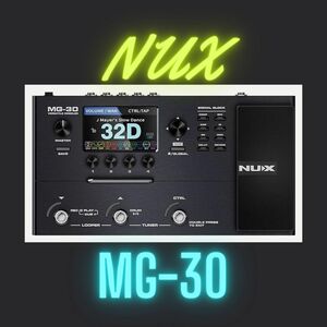 NUX/MG-30 Versatile Modeler ニューエックス マルチエフェクター MG30 黒 ※スピーカー・アンプシミュレーター,エレキギター #SexySounds