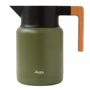 Rivers リバーズ サーモジャグキート1200 OLIVE（オリーブ）1200ml　卓上魔法瓶ポット / 保冷 / 保温 / 真空断熱 / ステンレス / カフェ