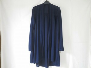 HIROKO BIS ステッチ刺繍さらさら素材のロングカーディガン　春夏用HIROKOKOSHINOヒロココシノ　ヒロコビス