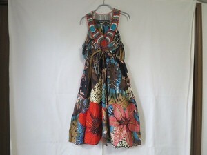 Desigual｜デシグアルリゾートワンピース　サイズ40　コットン素材