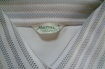 MASTERS マスターズ 半袖ポロシャツ ゴルフウェア、メンズL、白 胸ポケット_画像5