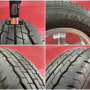 タイヤホイール4本 195/80R15 107/105 15×6.0J 33 139.7 6H ウェッズ キーラー ハイエース 200系 等の画像3