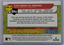 Elvis Andrus 2021 Topps Archives 1989 Topps Big Foil Auto 直筆サイン_画像2