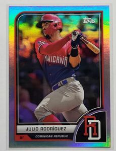 Julio Rodriguez 2023 Topps World Baseball Classic Image Variations WBC バリエーション