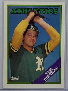 来日外国人 バートサス Tim Birtsas 1988 Topps ヤクルト