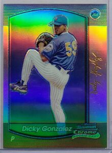 来日外国人 ゴンザレス Dicky Gonzalez 2000 Bowman Chrome Refractor ヤクルト 巨人