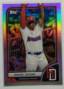 Rafael Devers 2023 Topps World Baseball Classic Image Variations WBC バリエーション