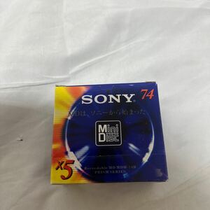 SONY ソニー 録音用 Recordable MD ミニディスク PRISM SERIES 74分 5枚 5MDW-74B Made in Japan