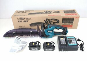 ka30# unused goods * Makita * raw . barber's clippers *MUH407D*400mm* interchangeable battery 2 piece + interchangeable with charger .*makita* hedge trimmer 