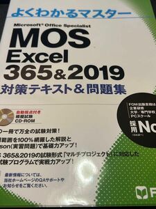 MOS Excel 365&2019 対策テキスト&問題集 (よくわかるマスター)