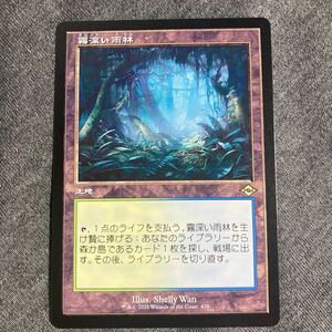 MTG ■旧枠■《霧深い雨林/Misty Rainforest》[MH2-BF]日本語