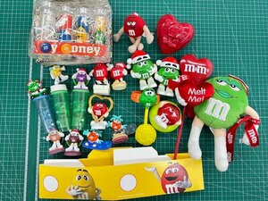 アメリカ ビンテージ M&M's エムアンドエムズ キャンディートッパー ミールトイ ディスペンサー バレンタイン 20個セット