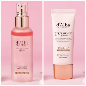 d'Alba ダルバ バイタルスプレーセラム 100ml+トーンアップサンクリーム ピンク 35ml 2種セット