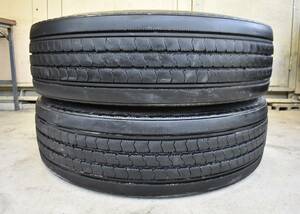 送料無料 295/80R22.5 BRIDGESTONE R225 FOR BUS USE 2019~2022年製 2本 セット 