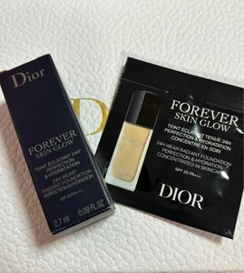 ディオールスキン フォーエヴァー　フルイドグロウ　 リキッドファンデーション　1N 2.7ml ミニ　パウチサンプル　Dior