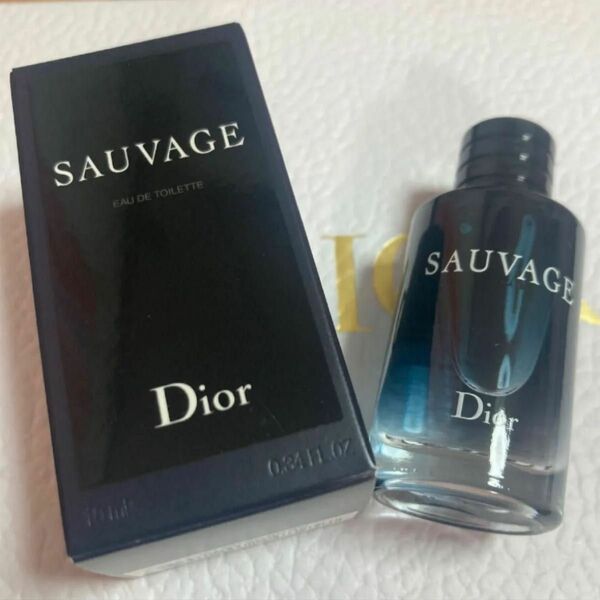 ディオール ソヴァージュ オードゥトワレ ボトル　10ml 香水サンプル 新品ミニチュア　ボトル　Dior SAUVAGE